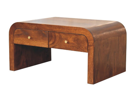 Darcy - Coffee Table, 2 Drawer - Chestnut