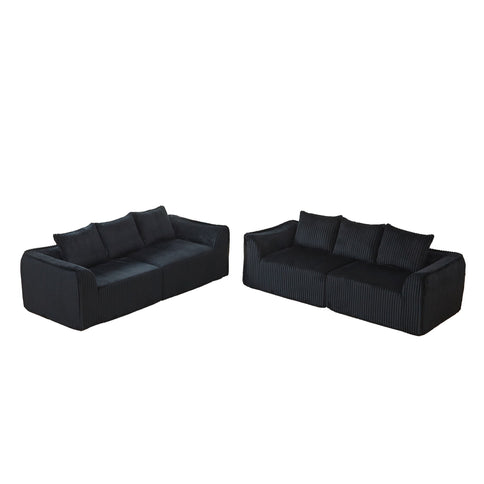 Minimalist Set With Curved Lines & Gently Sloped Backrest