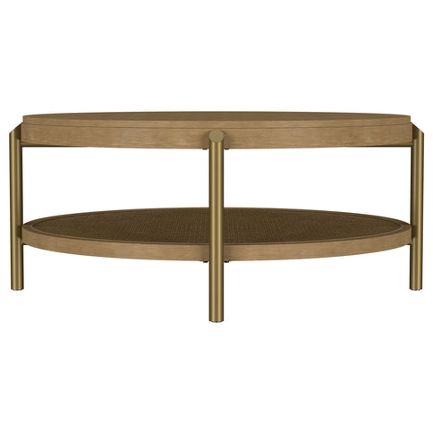 Benson - Round Table With Storage Shelf
