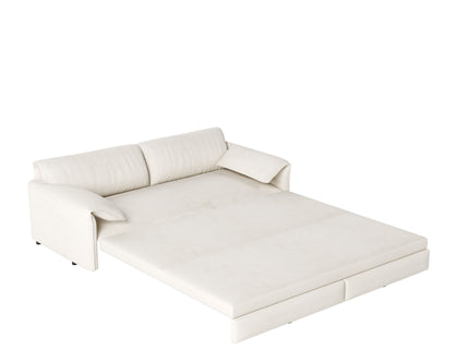 Queen Pull Out Sofa Bed With Side Storage