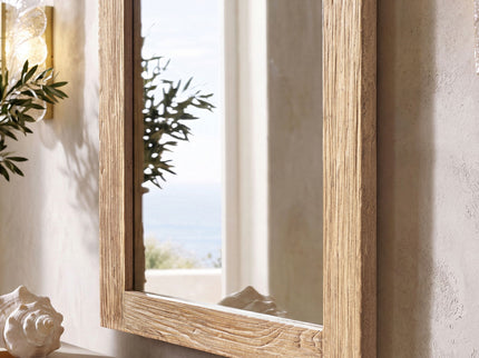 Langford - Wall Mirror - Light Brown