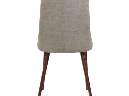 Mid Century Modern Fabric Armless Dining Chair