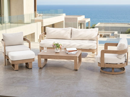 Swivel Chair For Patio - Oak