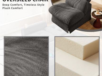 Accent Chair, Soft Medium Firm Upholstery For Living Room