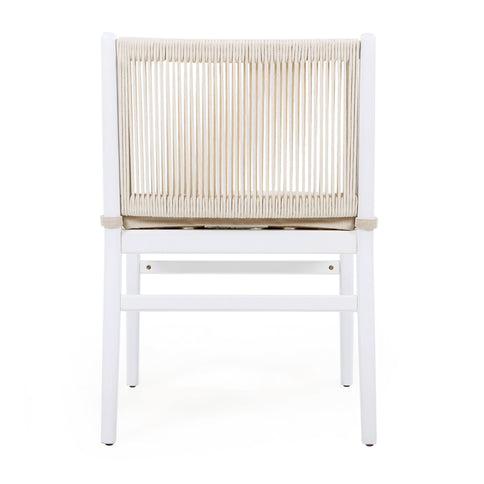 Outdoor Acacia Wood Patio Dining Armchair (Set of 2)