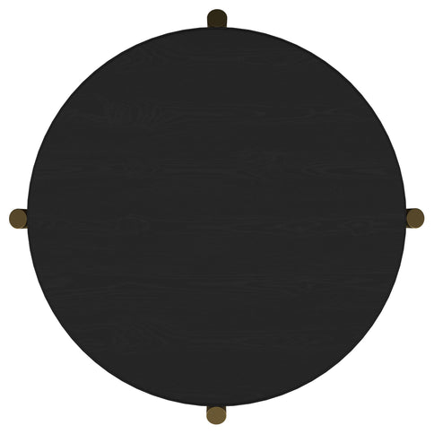 Benson - Round Table With Storage Shelf