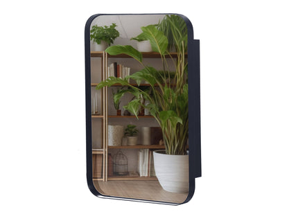 Recessed Metal Framed Medicine Cabinet With Mirror And Adjustable Shelves Wall Mirror With Storage For Bathroom