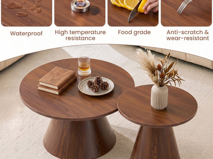 Modern Nesting Coffee Table Set For Living Room