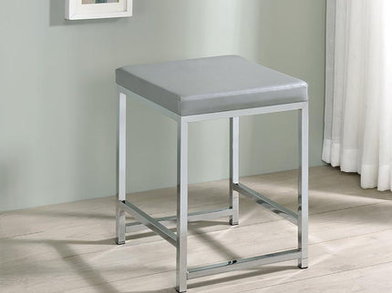 Upholstered Square Vanity Stool