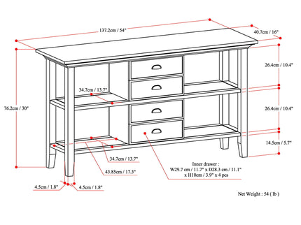 Redmond - Handcrafted Console Sofa Table
