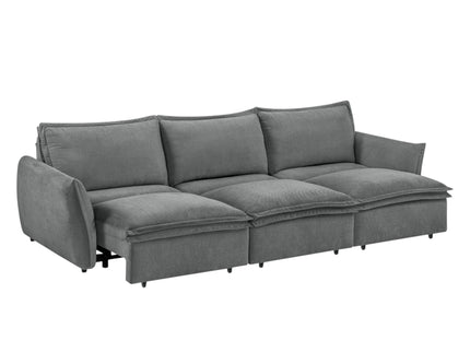 Eaden - Power Sofa With Sleeper - Gray