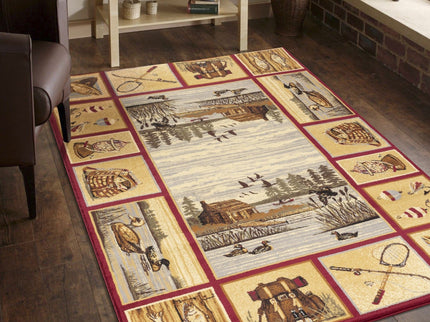Nature's Nest - GC_CBL3003 Lodge Area Rug