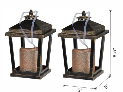 Menifee - Lantern With Led Candle (Set of 2)