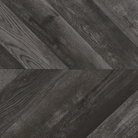 Herringbone - Bookcase With Full Length Shelf - Gray