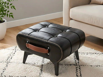 Minimalist Footstool With Hidden Storage