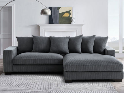 Luxe - Oversized 2 Piece Sectional Couches For Living Room, L Shaped Sofa With Chaise