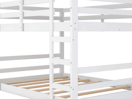 Solid Construction, Bunk Bed With Ladder