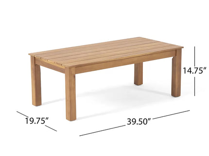 Avacyn - Outdoor Acacia Wood 4 Seater Chat Set With Cushions
