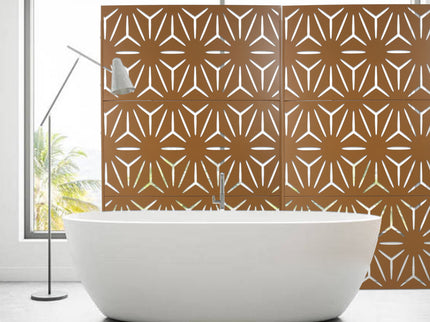 Outdoor & Indoor Metal Privacy Screen, Freestanding Decorative Panels