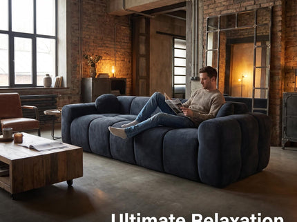Extra Large Compression Sofa, Cloud Puff Couch For Living Room