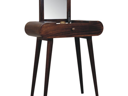 Mini Dressing Table With Foldable Mirror