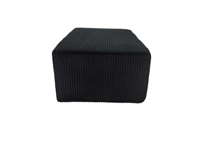 Upholstered Ottoman, Lounge Furniture - Black