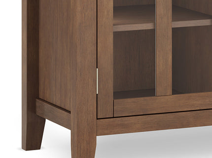 Artisan - Tall TV Media Stand - Rustic Natural Aged Brown