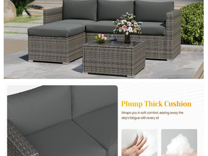 Modern Patio Set With Coffee Table
