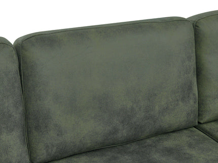Modular Sectional Sofa With Custom Configuration And Removable Cushions - Olive