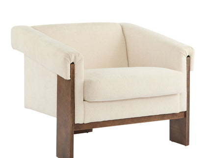 Sierra - Vintage Modern Accent Chair With Deep Cushions And Wide Armrests