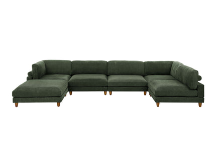 Modern Modular Sectional With Adjustable Back Support