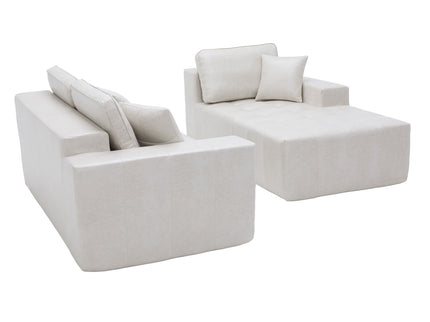 L - Shaped Corner Chaise Sofa Bed