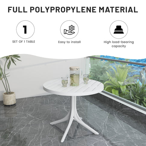 Round Table - White