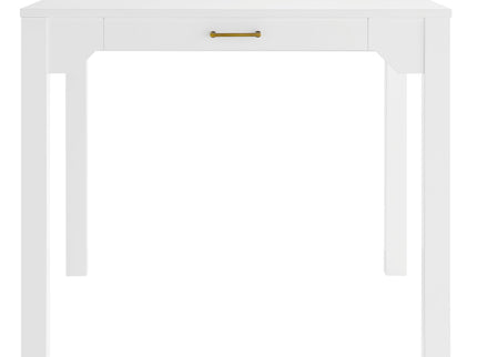 Alleyville - Square Dining Table With Storage Drawer - White