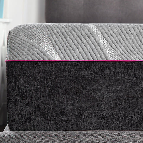 Renew - 11" King Size Flex Head Cooling Gelcare Memory Foam Mattress - Gray