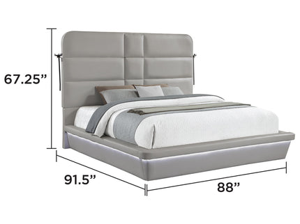 Futura - Upholstered Bed With Tall Headboard