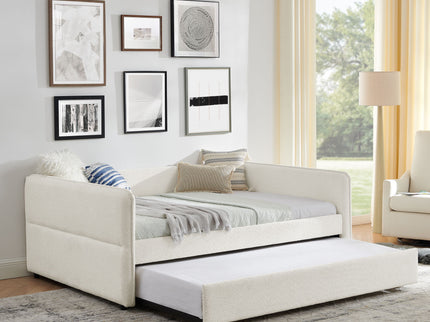 Upholstered Daybed With Pop Up Trundle