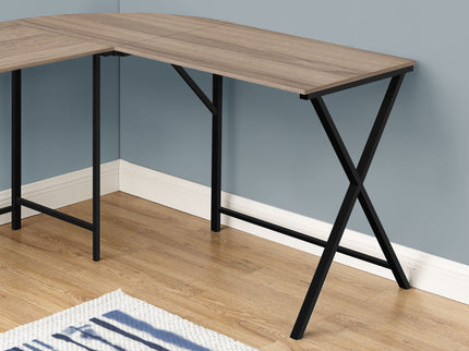 Computer Desk, Home Office, Corner, L Shape, Laptop, Contemporary / Modern