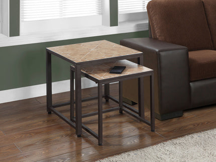 Nesting Table, Space-Saving Design Transitional (Set of 2)