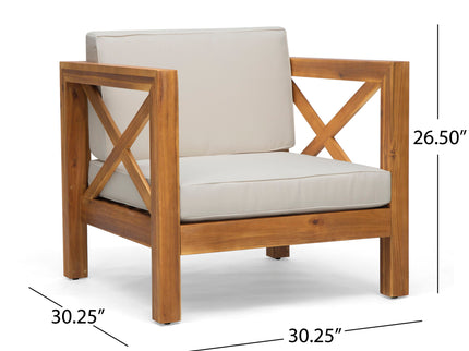 Brava - Mid - Century Modern Club Chair With Water Resistant Cushions