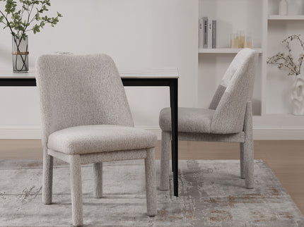 Wide Minimalist Dining Chair