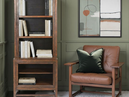 Bookcase Pier, 2 Tone - Brown