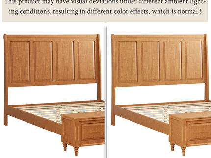 Sleigh Bed Frame With Tall Headboard And Storage Bench