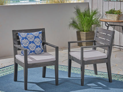 Outdoor Elegant Design Dining Chair (Set of 2)