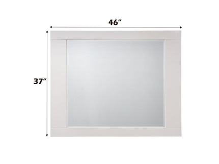 Naima II - High Gloss Mirror - White