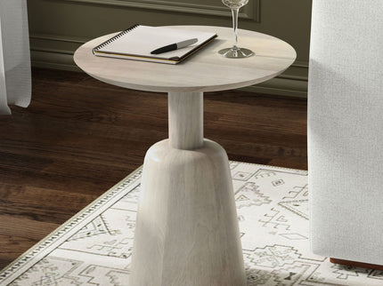 Finchley - Side Table - White Washed
