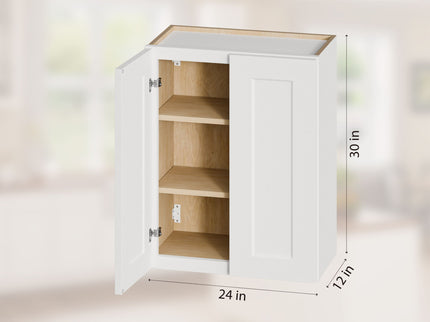 Shaker Wall Cabinet With Soft-Close Doors, Adjustable Shelves