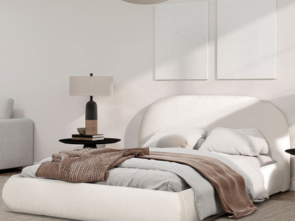 Archie Puffy Grounded - Upholstered Platform Bed