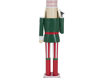 Classic Nutcracker Holiday Decor, Durable Construction - Green / Red / White