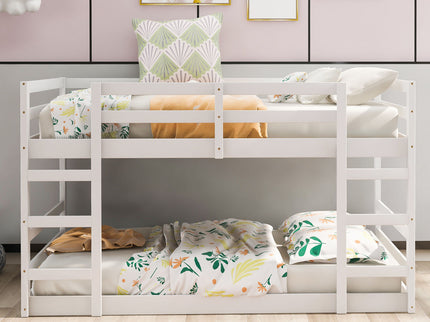 Solid Construction, Bunk Bed With Ladder